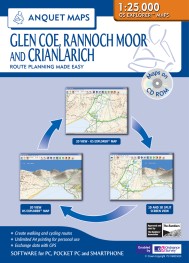 Anquet Maps 94 Glen Coe, Rannoch Moor and Crianlarich