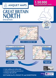 Anquet Maps Great Britain North on DVD