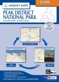 Anquet Maps Peak District National Park 2747