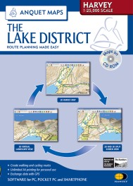 Anquet Maps The Lake District - Harvey Maps 4500