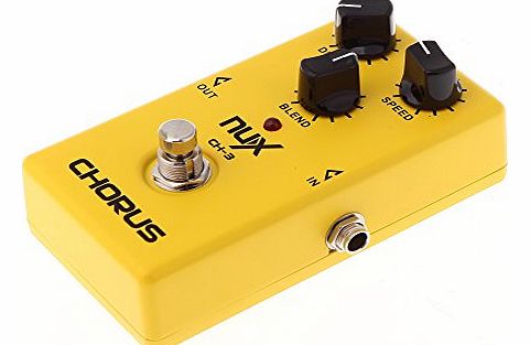 Anself NUX CH-3 Guitar Electric Effect Pedal Chorus Low Noise BBD High Quality True Bypass Yellow