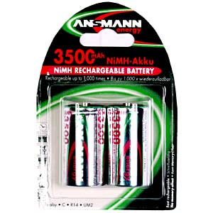 Ansmann 2 x C Batteries