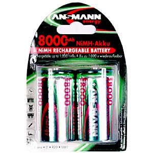 Ansmann 2x D Batteries