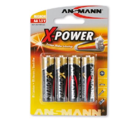Ansmann 5015663 - Alkaline X-Power Battery - Pack of 4