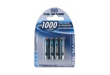 AAA 1000 mAh Rechargeable Battery - FOUR PACK