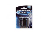 Ansmann Alkaline C Size Batteries - Pack of 2