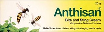 Anthisan, 2041[^]10016491 Bite and Sting Cream 20g 10016491