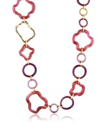 Antica Murrina Amida - Aventurine and Murano Glass Chain Necklace