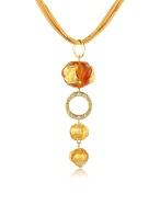 Pepita - Murano Glass Stone Drop Necklace