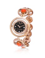 Saturno - Murano Glass Link Bracelet Dress Watch
