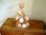 Antique Look Egg Holder Stand