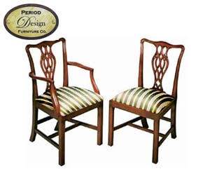 Antique replica chippendale chairs