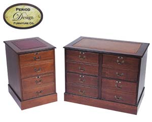 Antique replica filing cabinet