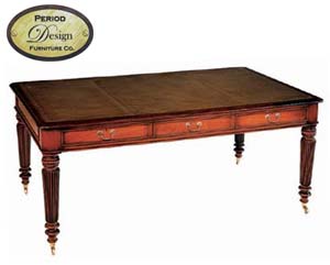 antique replica victorian writing table