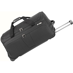 Large trolley luggage holdall case with grip
