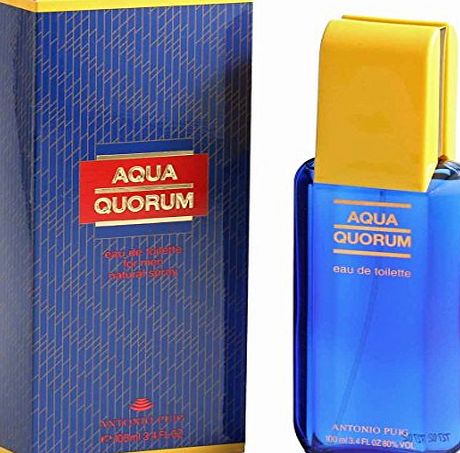 Antonio Puig Aqua Quorum Eau de Toilette Spray for Him 100 ml