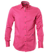 Fushia Pink Long Sleeve Shirt