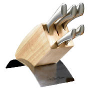Antony Worrall Thompson Wooden Knife Block 5 piece