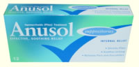 Anusol 12 Pack Suppositories