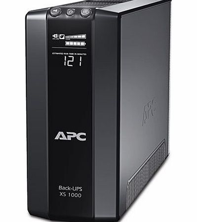 APC Power-Saving Back-UPS XS Backup System, 1000VA, 8 Outlets, 420 J