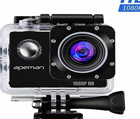 APEMAN Action Camera Full HD 1080P Waterproof Action Cam 1.5 inch LCD Screen 170 Ultra Wide Angle Lens Sport Camera