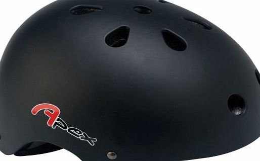 Apex BMX Helmet - Matt Black 58-61cm
