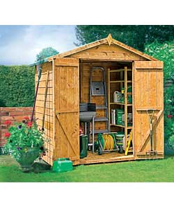 Apex Double Shiplap Shed 6 x 8ft