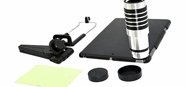 Apexel 12x Optical Zoom Telescope/Telephoto Camera Lens Kit with Tripod for iPad Mini/Mini 2