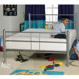 Apollo Beds , Atlas, 4FT Sml Double Metal Bedstead