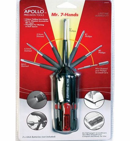 Apollo Tools Flashlight Mr.7 Hands