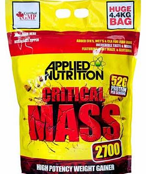 Applied Nutrition Critical Mass 4.4kg Shake -