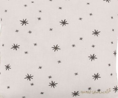 April Showers Cream cushion - grey stars print `One size