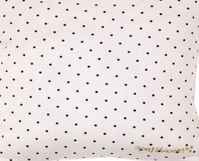April Showers Dot cushion - white Light grey `One size