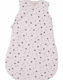 April Showers Off-white baby sleeping bag - grey stars `3