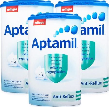 Aptamil, 2102[^]0099791 Anti-Reflux Milk Powder 900g - Triple Pack