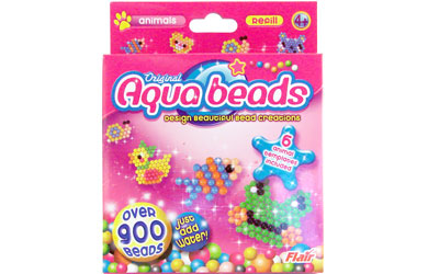 aqua Beads Art - Animals Refill Pack