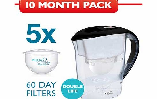 Aqua Optima XL 2.5L Minerva Filter Jug 10 Month