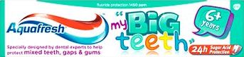 Aquafresh, 2041[^]10086887 Big Teeth Toothpaste 50ml 10086887