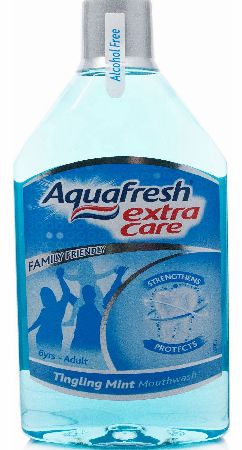 Aquafresh Extra Care Mouthwash Tingling Mint