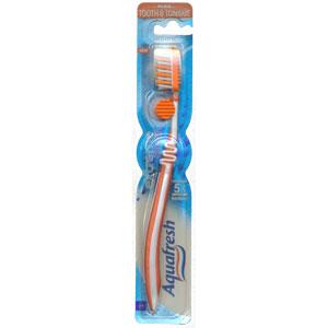 Aquafresh Flex Tooth and Tongue Toothbrush and