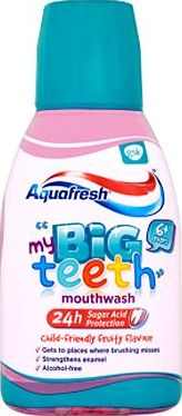 Aquafresh, 2041[^]10085902 My Big Teeth Mouthwash Fruity Flavour