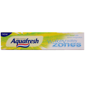 Aquafresh Zones Wakey Wakey Mint with Lemon Toothpaste - size: 75ml