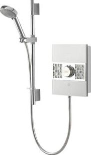 Aqualisa Sassi Electric Shower White / Chrome /