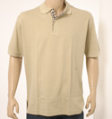 Stone Cotton Polo Shirt