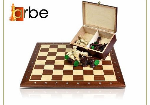 ARBE Professional Tournament Chess Set No 5 - Chess Board & Staunton no 5