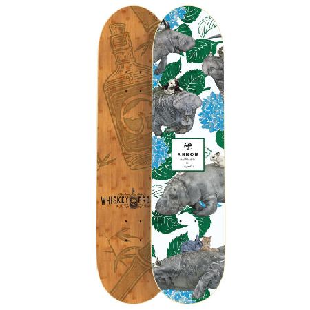 Arbor Whiskey Vegan Skateboard Deck - 8.5 inch