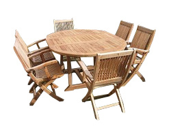 Arboreta Poppleford Garden Table and Chairs Set