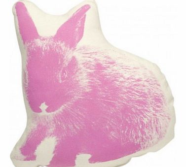 Areaware Baby Rabbit Cushion Pink `One size