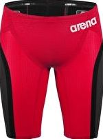 Arena, 1294[^]243421 Powerskin Carbon Flex Jammer - Red and Grey