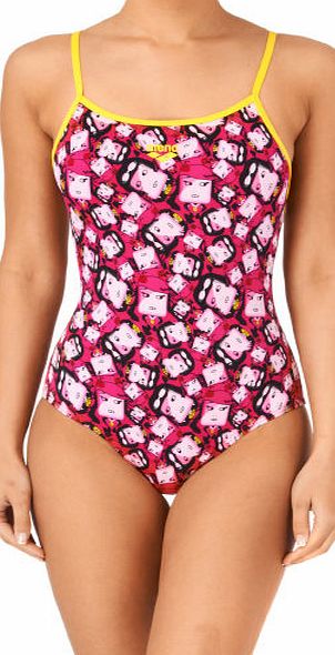 Arena Womens Arena Victory Swimsuit - Rose/yellow